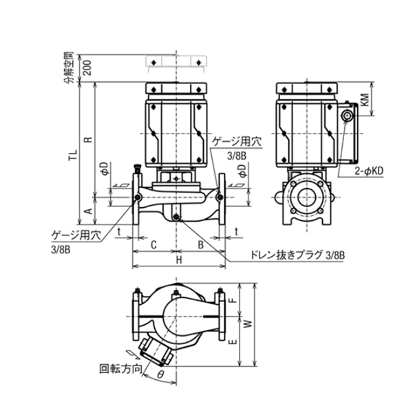 HITACHI-IES日立電動泵JDS 65X50B-E53.7