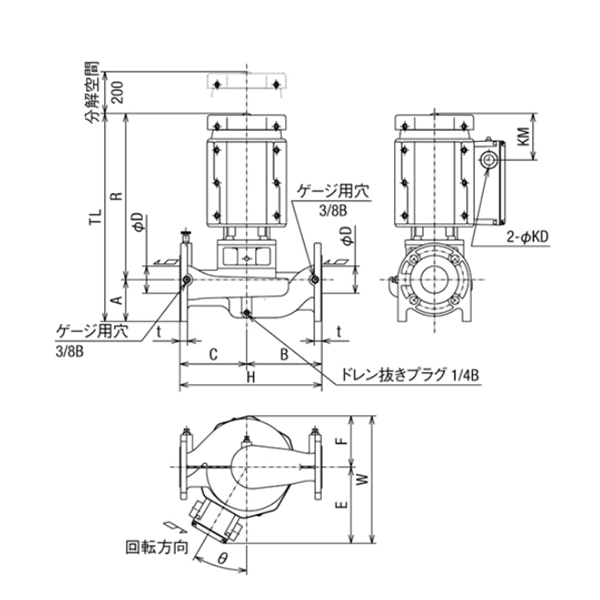 HITACHI-IES日立電動泵JDS 65X50B-E53.7