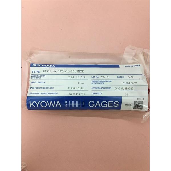 日本KYOWA防水箔式應變片KFWB-5-120-C1-11 L30C2R