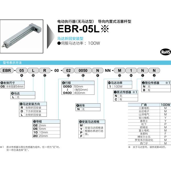 CKD喜開(kāi)理電動(dòng)執(zhí)行器（無(wú)馬達(dá)型）滑塊型EBR-05LD-00-100400NNN-F1CB